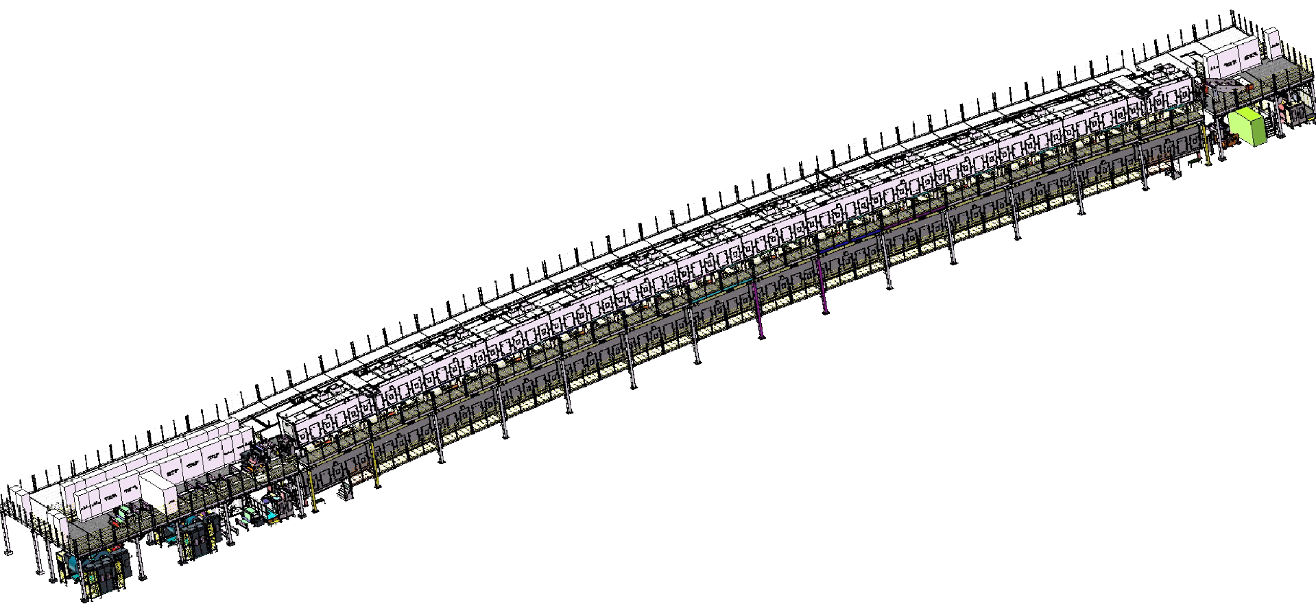 Double layer high-speed extrusion coating machine