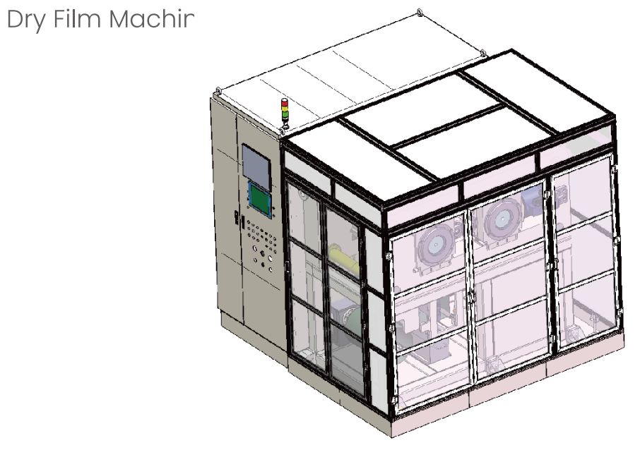 Dry film making machine